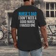 Nurse's Dad Father Nursing School Graduation Men's Back Print T-Shirt