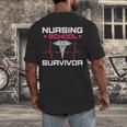 Nursing School Graduation Shirt Men's Back Print T-Shirt