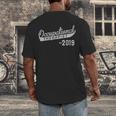 Occupational Therapy 2019 Graduation Men's Back Print T-Shirt