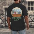 Office Zen Introvert Office Staff Secretary Employee Admin Men's Back Print T-Shirt Office Zen Introvert Office Staff Secretary Employee Admin Men's Back Print T-Shirt