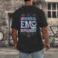 Omnisexual Emo Introvert Pride Trendy Mystic Teen Goth Style Men's Back Print T-Shirt Omnisexual Emo Introvert Pride Trendy Mystic Teen Goth Style Men's Back Print T-Shirt