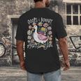 Oops I Bought Another Book Goose Bookish Men's Back Print T-Shirt