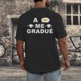 Hispanic Graduation Me Gradue Class Of 2021 T-Shirt Men's Back Print T-Shirt