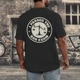 I Passed The Bar Exam For Law School Graduation Men's Back Print T-Shirt