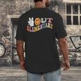 Peace Out Elementary Graduation Graduate Class Of 2025 Men's Back Print T-Shirt