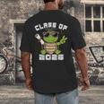 Peace Sign Hand Turtle Class Of 2026 Graduation Men's Back Print T-Shirt