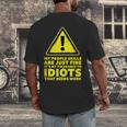 My People Skills Are Just Fine Sarcastic Introvert Men's Back Print T-Shirt