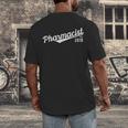 Pharmacist 2019 Pharmacy Pharmd Student Graduation Men's Back Print T-Shirt