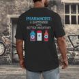 Pharmacist T-Shirt Gag Graduation PharmD Men's Back Print T-Shirt