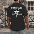 Pharmacy Tech GraduationShirt Student Est 2018 Men's Back Print T-Shirt