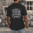 PhD Doctorate Doctoral Degree Graduation Men's Back Print T-Shirt