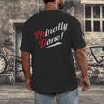 Phinally Done PhDShirt Graduation Men's Back Print T-Shirt