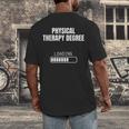 Physical Therapy Degree Loading Student Graduation Men's Back Print T-Shirt