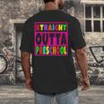Pink STRAIGHT OUTTA Preschool PRE-K Graduation Men's Back Print T-Shirt