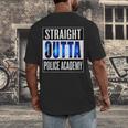 Police Academy Shirt Police Officer Graduation Men's Back Print T-Shirt