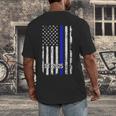 Police Graduation Est 2025 Back Print Police Academy Vintage Men's Back Print T-Shirt