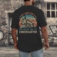 Pre-k Graduation To Kindergarten Retro Vintage Train Kids Men's Back Print T-Shirt