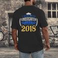 Pre School Graduation Shirts Graduate Grad 2018 Men's Back Print T-Shirt