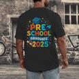 Preschool Graduation 2025 Pre-k Graduate Kids Boys Girls Men's Back Print T-Shirt