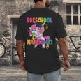 Preschool Nailed It Flossing Unicorn Graduation Shirt Men's Back Print T-Shirt