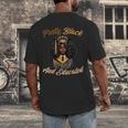 Pretty Educated African American Graduation Class 2024 Men's Back Print T-Shirt