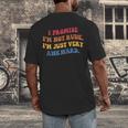 I Promise I'm Not Rude I'm Just Very Awkward Introvert Men's Back Print T-Shirt I Promise I'm Not Rude I'm Just Very Awkward Introvert Men's Back Print T-Shirt
