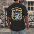 Proud 8th Grade Graduate Axolotl Graduation Eighth Men's Back Print T-Shirt