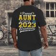 Proud Aunt Of a Class Of 2023 Graduate Senior Graduation Men's Back Print T-Shirt