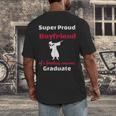 Proud Boyfriend Of 2018 Graduate Dabbing Graduation Men's Back Print T-Shirt