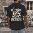 Proud Boyfriend Of A 2026 Senior Soccer Graduation Leopard Men's Back Print T-Shirt