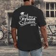 Proud Boyfriend Of A Graduate 2019 Family Graduation Shirts Men's Back Print T-Shirt