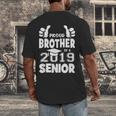 Proud Brother Of A 2019 Senior School Graduation Shirt Men's Back Print T-Shirt