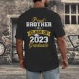 Proud Brother Of a Class Of 2023 Graduate Senior Graduation Men's Back Print T-Shirt