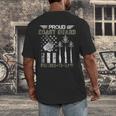Proud Coast Guard Brother-In-Law US Coast Guard Graduation Men's Back Print T-Shirt