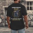 Proud Dad Of 2018 Graduate Dabbing Graduation Senior Shirt Men's Back Print T-Shirt