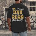 Proud Dad Of A 2026 Graduate Senior Graduation Class Of 2026 Men's Back Print T-Shirt
