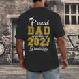 Proud Dad Of a Class Of 2021 Graduate Graduation Senior 2021 Men's Back Print T-Shirt