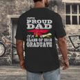 Proud Dad Graduation Shirt 2018 Graduate Tee Men's Back Print T-Shirt