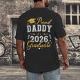 Proud Daddy Of a Class Of 2026 Graduate For Graduation Men's Back Print T-Shirt