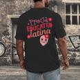 Proud Educated Latina Graduation Masters Degree PhD Men's Back Print T-Shirt