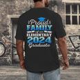 Proud Family Of 5th Grade Graduate 2024 Family Graduation Men's Back Print T-Shirt