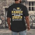 Proud Family Class Of 2023 PHD Graduate Doctorate Graduation Men's Back Print T-Shirt