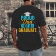 Proud Graduation Dad Father Of Graduates Men's Back Print T-Shirt