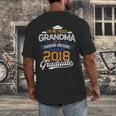 Proud Grandma Of A 2018 Graduate Shirt Graduation Grad Class Men's Back Print T-Shirt
