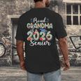 Proud Grandma Of a 2026 Graduate For Family Graduation Men's Back Print T-Shirt