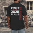 Proud Grandma Of A Class Of 2025 Senior Graduation 25 Men's Back Print T-Shirt