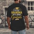 Proud Grandma Of A Class Of 2026 Graduate Senior Graduation Men's Back Print T-Shirt
