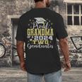 Proud Grandma Of Two 2024 Graduate Class 2024 Graduation Men's Back Print T-Shirt