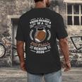 Proud Grandpa Of a 2026 Football Senior Graduation Men's Back Print T-Shirt