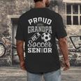Proud Grandpa Of a Soccer Senior Class Of 2026 Graduation Men's Back Print T-Shirt